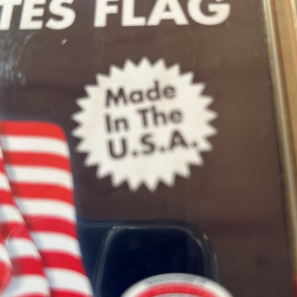 NEW in package Valley Forge 3x5 Flag Woven Embroidered Made in USA NEW - Picture 4 of 5